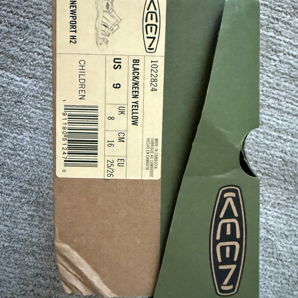Keen Kids' Shoes - Black and Yellow
